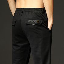 Autumn elastic pants sweatpants mens pants loose straight mens casual trousers stretch Spring and Autumn Winter