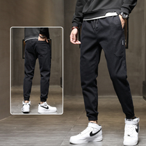 Autumn mens tooling straight pants youth long pants mens casual pants autumn 2022 new trend loose