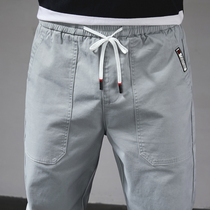 Net red Very Fairy summer mens pants mens casual pants ruffles with loose bunches Harlan 90% pants 100 hitch