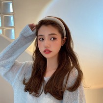 Japan High Cranial Top Hair Stirrup South Korea Nets Red Fairy Temperament Head Stirrup Reduction Age Wide Margin Pressure Hairpin Haircut Hair Accessories