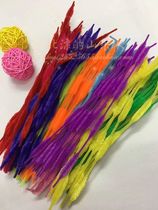 Hair Bar Flower 4 Festival Art Mao root plush twisted bar monochrome 100 root 10 color optional