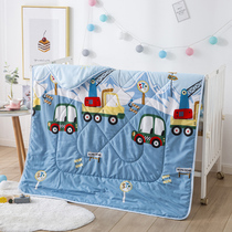 Childrens summer cool quilt air conditioner is cartoon summer baby baby kindergarten nap small thin quilt can be machine wash