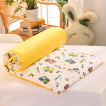 Kindergarten Mattresses Thickened Afternoon Nap Coral Suede Child Mattresses Subbed Cushion Quilted Bedding Removable Wash Winter Cushion Cover
