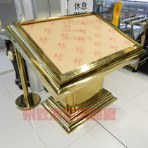 Stainless steel luminous light box lobby floor-to-floor guide platform floor layout display board Hall Golden index table