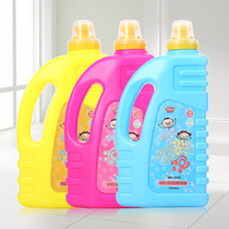 Children's Bubble Machine Camera Bubble Gun Blow Bubble Water Concentrate Supplement Seven Color Safety Toys