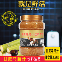 Sugarcane horseshoe sauce fresh tea sauce excellent fruit C beverage milk tea special jam tea sauce horseshoe sugarcane
