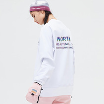 Ski suit windproof and waterproof single double plate female ski suit showing colorful reflective plus tide tide strap pants pair