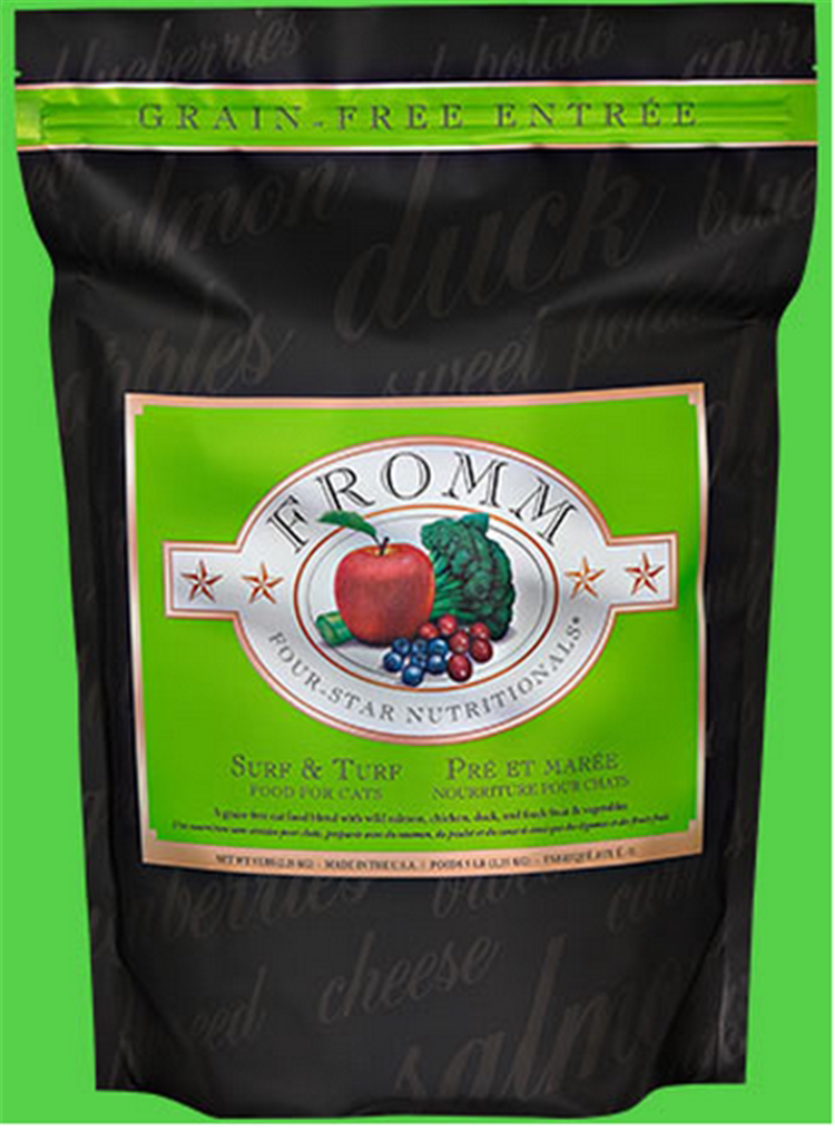 贝耳家-绿福摩无谷三文鱼鸭肉甜属低敏配方全猫粮