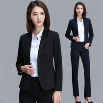 Business suit set waitress work clothes women autumn and winter clothes hotel dining uniforms long sleeve professional suit women