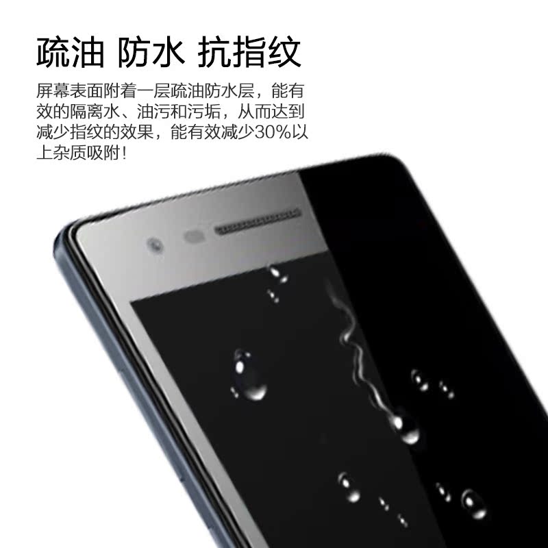 OPPO 3007钢化玻璃膜抗蓝光指纹前后保护贴膜3005手机防爆屏幕膜产品展示图3