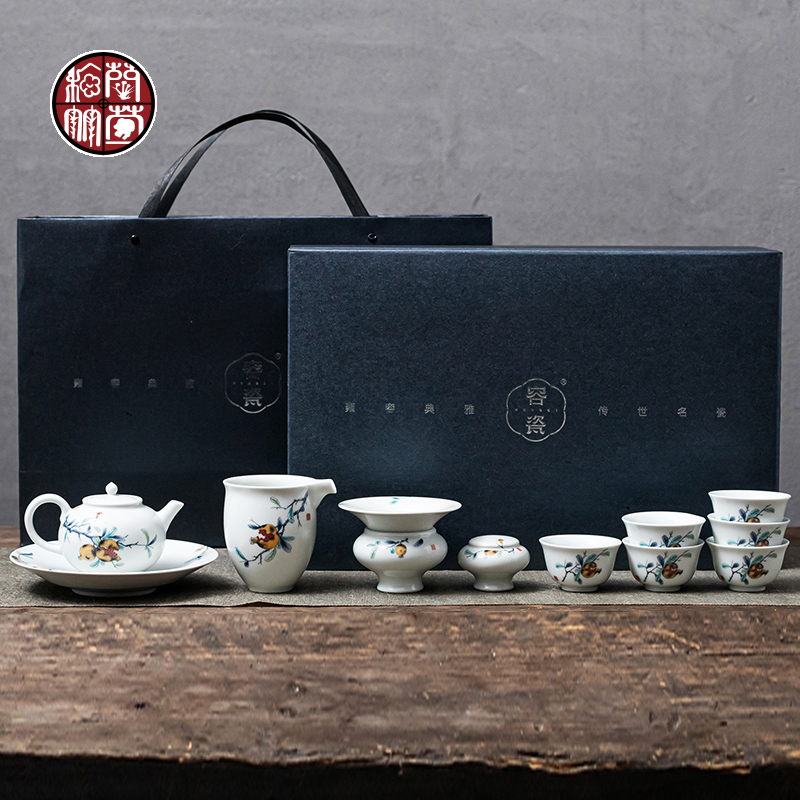 Your up hand - made kung fu tea set gift boxes daily gifts ceramic tea bags are contracted and I home sitting room