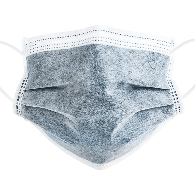 保为康四层活性炭灰色口罩加厚防尘透气口覃一次性口造鼻罩卓女