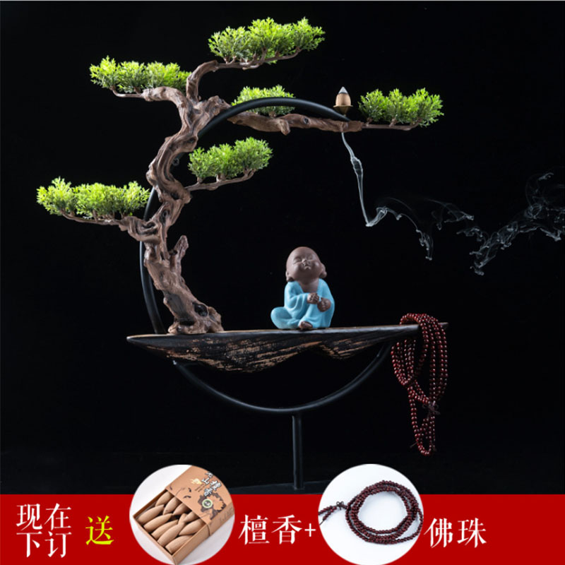 New Chinese style weathering wooden furnishing articles furnishing articles furnishing articles sitting room white porcelain zen home wine porch place ornament