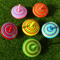 Wooden color small gyro childrens retro boys and girls toys creative decompression novelty kindergarten prize gifts