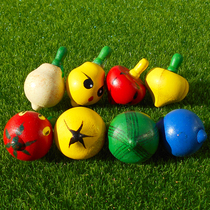 Wooden intellectual building blocks early education toys desktop parent-child fruit top 2-3-6 years old kindergarten children gifts