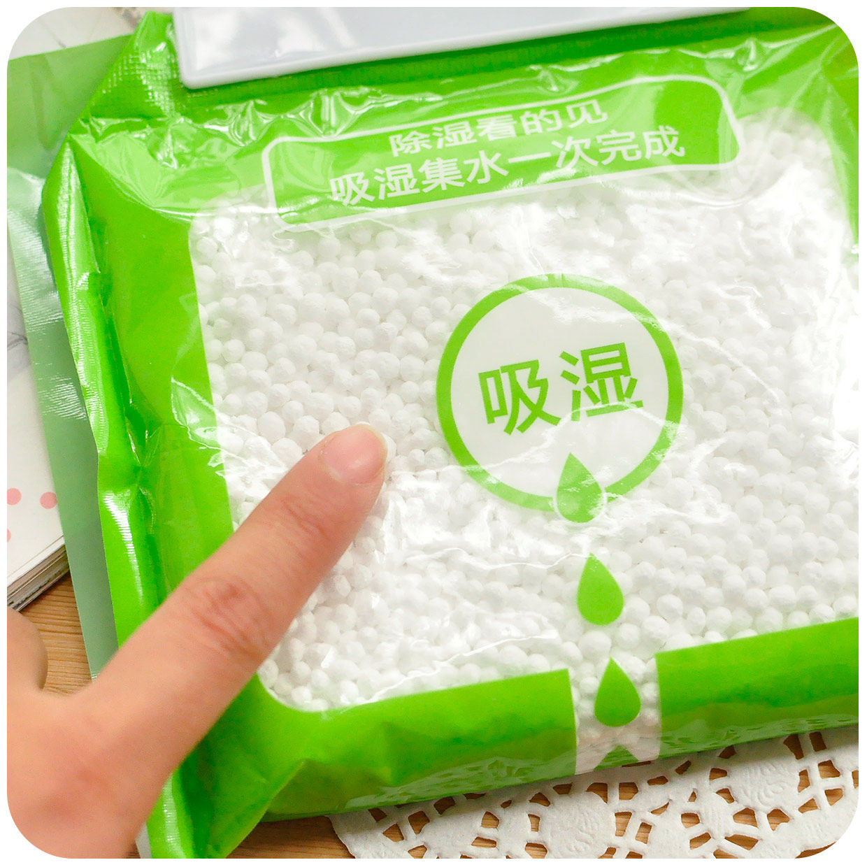 挂式衣柜防潮除湿剂防霉干燥剂 吸湿袋除湿袋回南天室内除潮袋6包-热