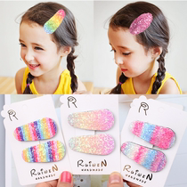 Children hairclip BB clip card broken hair bangs side clip top clip baby hair accessories girl headgear baby hair clip