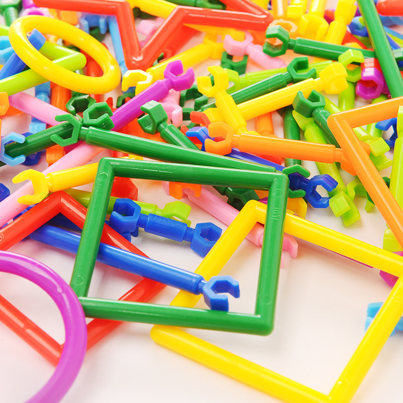 聪明棒积木塑料拼插装大颗粒益智幼儿园儿童玩具积木1-2-3-6周岁