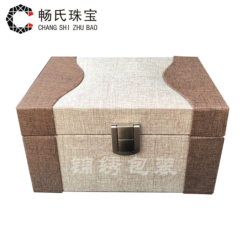 A large wooden JinHe porcelain collectables - autograph collection box with furnishing articles of gift box carved pieces of jewelry linen box