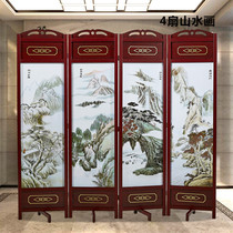 Custom screen partition wall Simple modern living room folding room small apartment office decoration mobile folding screen