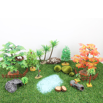 Scene model Simulation plant Fake tree simulation Wildlife set accessories Dinosaur scene landscaping Childrens toys