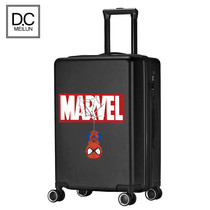 Upside down spider-man suitcase Small travel box male 20 inch rod box suitcase female ins net red student 24