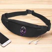 Satchel Pins Casual Sports Single Shoulder Bag Mobile Phone Pocket Day Family Chest Bag Male Trend Fashion Personality Inclined Satchel Women