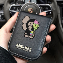 Personality creative tide brand driving license Driving license One-piece foreskin cover Drivers license protective cover Leather men and womens head layer cowhide