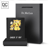 Multi-function anime cartoon peripheral tide brand personality teen middle school student wallet Mens short Japanese Korean version wallet