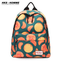 Harajuku wind school bag Female summer niche travel backpack Junior high school high school college student Lightweight computer backpack male