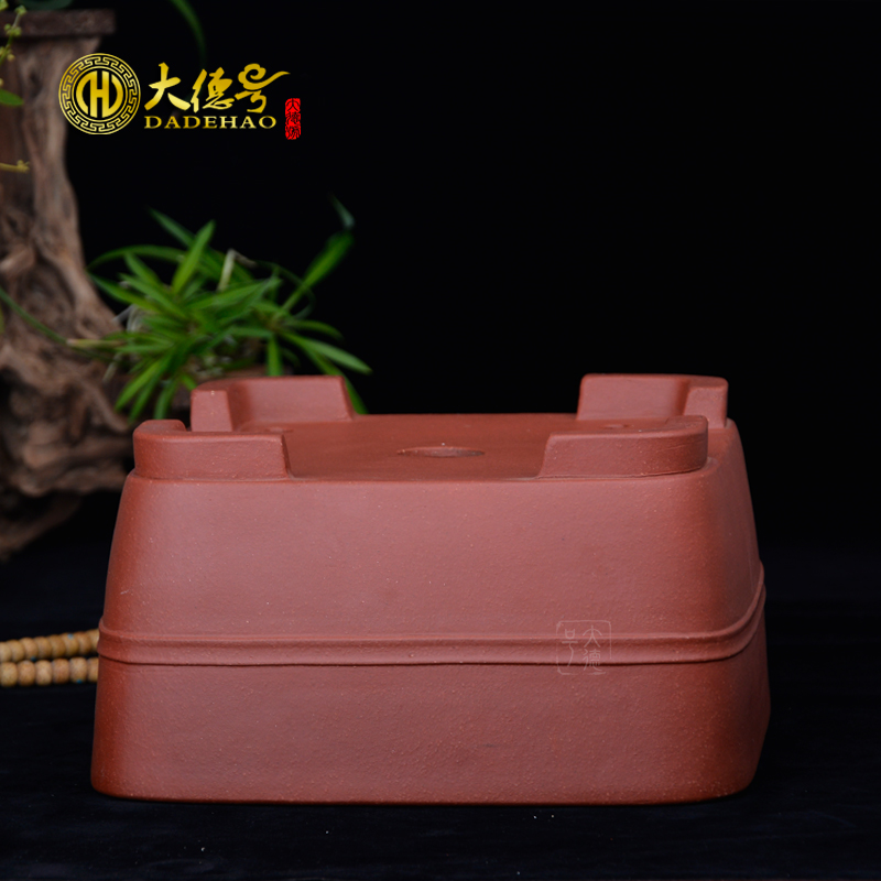 Greatness, yixing purple sand flowerpot high - quality goods of sifang hand basin classical household bonsai bonsai cliffs