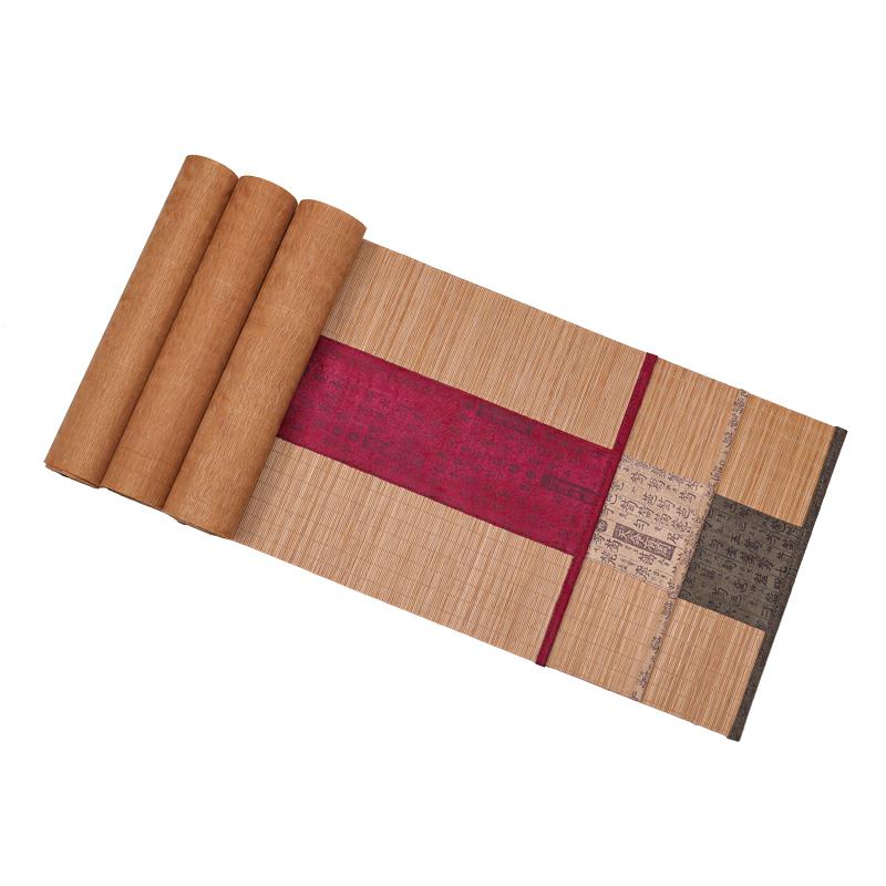 The Table flag Chinese zen tea bamboo mat bamboo curtain tea tea tea tea tray mat mat insulation tea accessories w