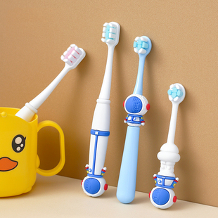 儿童软毛牙刷0-1-2-3到6岁一12岁以上宝宝专用婴儿乳牙刷牙膏套装