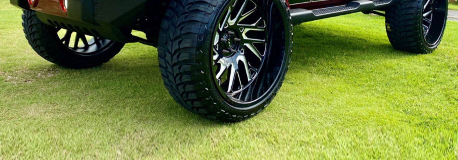 tuff牧马人坦途猛禽f150悍马道奇rm2500锻造h型宽体越野负值轮毂