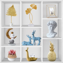 Nordic Wind Light Extravaganza Small Swing Piece Home Decoration Goods Creative Living Room TV Cabinet Wine Cabinet Xuan Guan Minima Wedding Pendulum