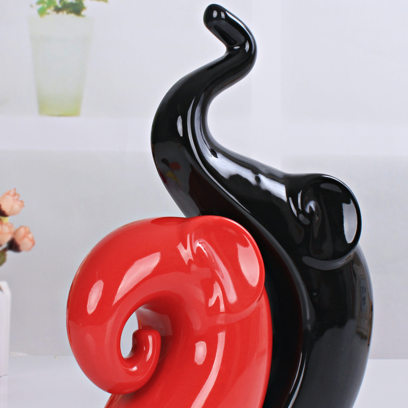 Couples like contracted fashion modern household adornment art ceramic office furnishing articles sitting room decoration gifts