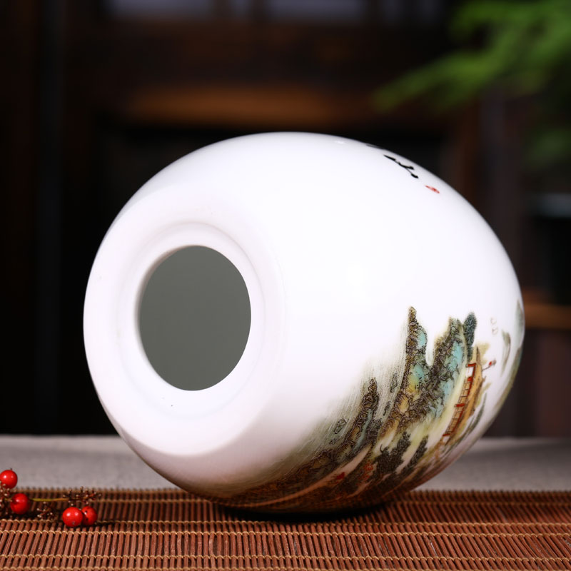 Jingdezhen ceramic vases, creative home sitting room TV ark, wine furnishing articles wedding gift crafts ornament