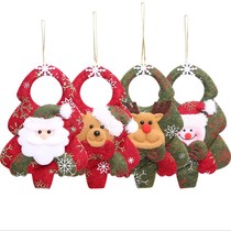 Christmas Decorations Christmas Tree pendant Christmas Non-woven pendant Three-dimensional Santa Claus pendant Christmas supplies