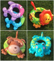 Thickened childrens swimming ring 1-3-6 years old cartoon inflatable swimming ring baby life buoy floating ring armpit ring