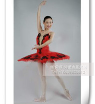 New Adult Red Professional Ballet Dancer Dress Fluffy Dress TUTU Yarn Dress Ballet Dresses