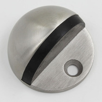 New Precision Foundry 304 Stainless Steel Wire Drawing Door Stopper Door Blocking Hemisphere Turtle Top Rubber Bumper Collision Door Gear