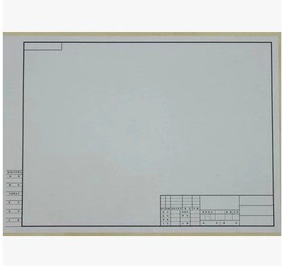 包邮 正 a1 a2 a3 a4有印框绘图纸 带图框机械建筑工程设计制图纸