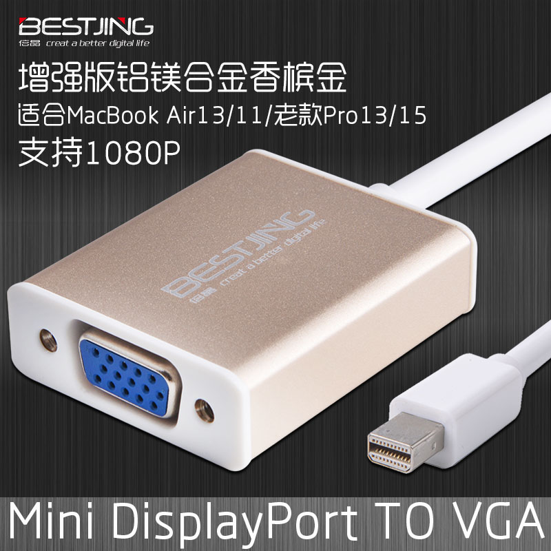 ?苹果电脑转接头macbook air投影仪转换器 VGA视频转接线mac笔记本type-c配件USB扩展坞HDMI集线器pro mini