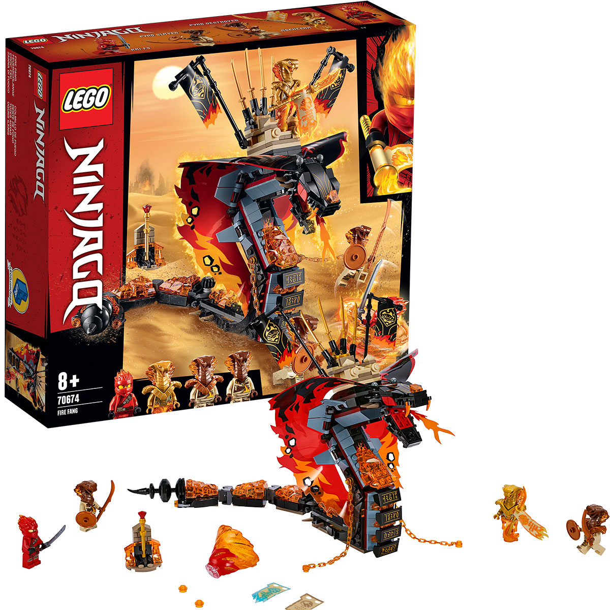 lego乐高积木6月新品幻影忍者系列旋转术烈焰威龙玩具
