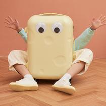 24-inch suitcase woman high face value durable and sturdy 20 inch boarding travel pull bar box zipped with password leather case