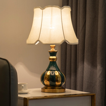 American wedding room Bedroom lamp Simple modern creative Nordic ins household plug-in light luxury warm room headboard