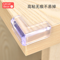 Table corner transparent anti-collision angle glass coffee table corner protective cover Childrens anti-bump table silicone corner guard edge sticker