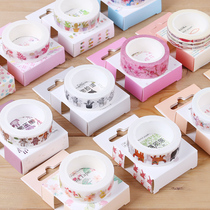 Xiaoqing new and paper tape ancient style stickers hand account decoration material book Diary album decoration stationery tape