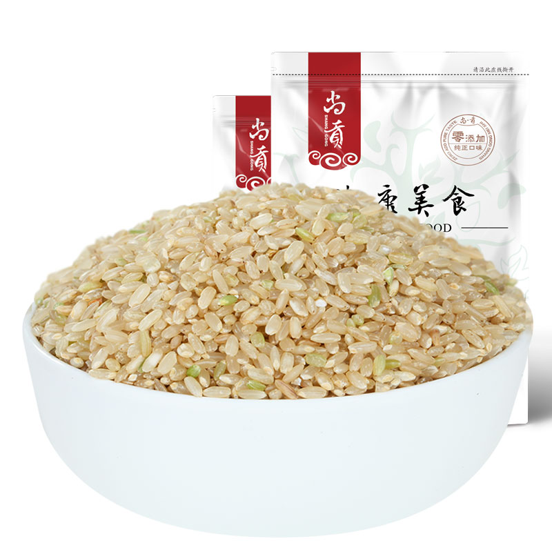 尚贡 新糙米 沂蒙山区 大米糙米 胚芽营养大米 五谷杂粮250g产品展示图1