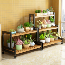 Multilayer home balcony with removable flower shelf Multi-meat Easy indoor floor style Several living-room object storage rack